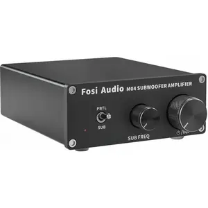 Amplis hi-fi stéréo Fosi Audio M04-19V Noir pas cher