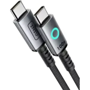 Iniu - Câble Usb C  100w Usb-C/Usb-C 2m Leopard Noir pas cher