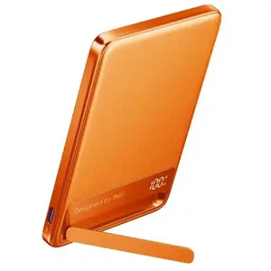 Batterie externe INIU 5000 mAh Magnet Qi2 MagPro slim orange pas cher