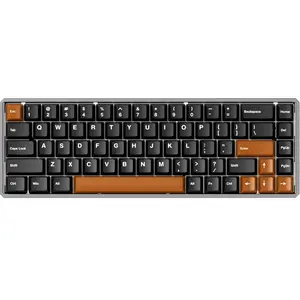 AKKO MOD68 HE Misty Black Brown 65% AstroLink Magnetische Switch 8K Hz Hall Effect Hotswap ARGB Draadloze Gaming Toetsenbord