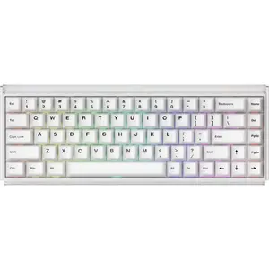 AKKO Ray68 HE Wit 65% AstroAim Magnetische Switch 8K Hz Hall Effect Hotswap ARGB Draadloze Gaming Toetsenbord
