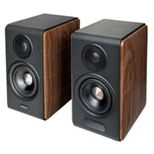 Enceintes connectées Hi-Fi Edifier S880DB MKII Noyer vendues par paire pas cher