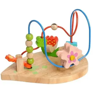 Everearth Kralenframe Bloem Multicolor Bladvorm 28 Cm pas cher