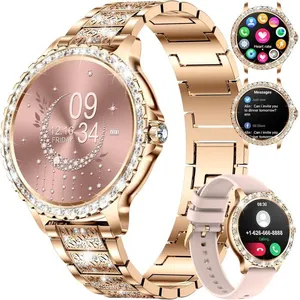 Montre Connectée Femme Bluetooth Appels pour Android iOS Sport Fitness...Vendu parcdiscount