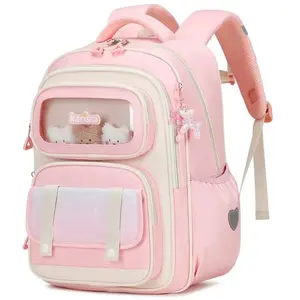 LIUXZN Cartable Primaire pour Filles Sac à Dos Ergonomique pour Enfant... pas cher