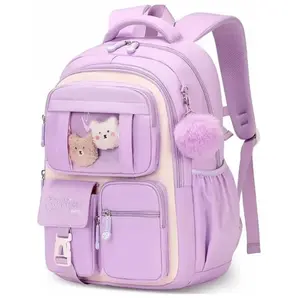 LIUXZN Cartable Fille Primaire Sac à Dos Respirant pour Filles CP CE1 ... pas cher