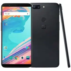OnePlus 5T 6+64G Noir Android 7.1 Octa Core Dual Sim Smartphone pas cher