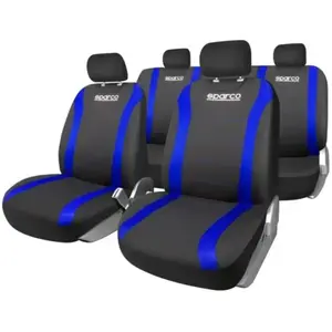 SPARCO Housse de siège universelle noir/bleu (Ref: SPS450BLB) pas cher