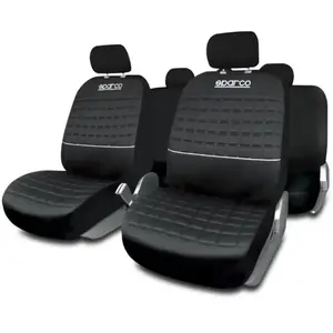 Car Seat Covers Sparco Lazio Grey (11 pcs) pas cher