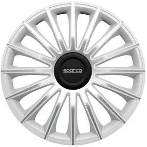 Sparco Enjoliveurs Treviso - 15-pouces - Argent - Set de 4 pièces