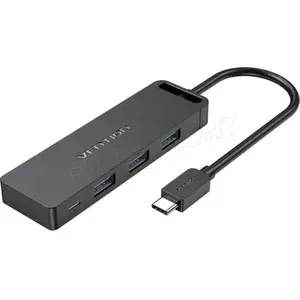 Vention Hub USB TGTBB Schwarz, Station d’accueil + hub USB pas cher