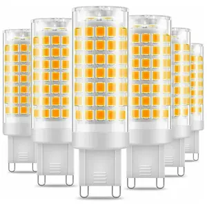 ENSOLEILLE Ampoule LED G9, No Flicker 7W LED Lampes Blanc Chaud 3000K, 650LM, Économie d'énergie Equivalente 60W Halogène Lumière, 360 Degrés Angle, AC220-240V pas cher