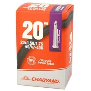 Chambre à air VTT - Chaoyang - VP 40 47-406 - Valve Presta 33mm - Butyl - NoirVendu parcdiscount