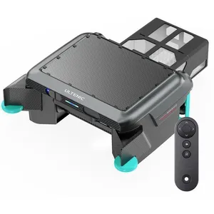 Ultenic PS1 Robot Skimmer Solaire pour Piscine Nettoyage Intelligent en Zigzag IA Double Alimentation Autonome et Efficace pas cher
