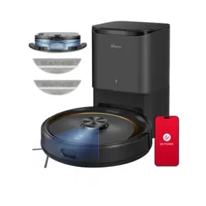 Ultenic T10 Elite Robot Aspirateur Laveur, Station Auto-Vidage, Naviga...