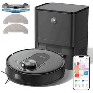 Proscenic Q8 Max- Aspirateur Robot Laveur 2 en 1 - Station Auto-Vidage...