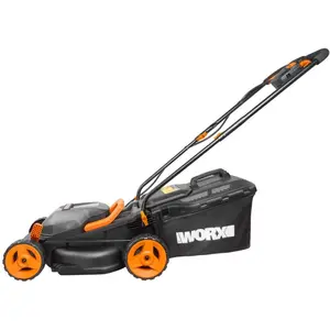 Worx wg779e.1 40 V (2 x 20 V-4.0ah) Max Li-Ion 34 cm Tondeuse à Gazon à batterie pas cher