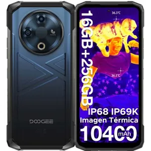 Telephone portable incassable DOOGEE FIRE 6 Android 14 Imagerie thermique 6.56" 16Go+256Go 10400mAh Smartphone 4G WIFI/Dual pas cher