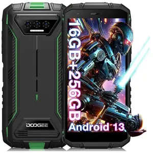 Telephone portable DOOGEE S41MAX 5.5 pouces 6300mAh Robuste Smartphone 16+256Go Android-NFC-déblocage du visage-13+8MP - VertVendu parcdiscount