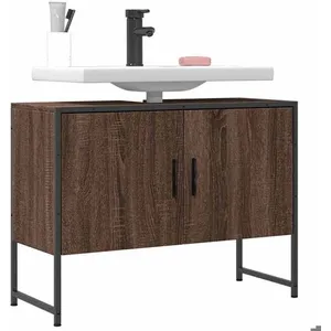 VIDAXL Meilleures Meuble de rangement Classique- Armoire lavabo de salle de bain - chêne marron - bois d'ingénierie SSD99450759 pas cher