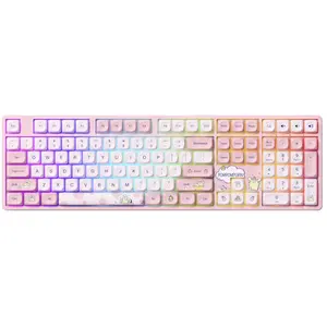 AKKO Pompompurin 5108B Plus RGB Draadloos Hotswap Mechanisch Roze Gaming Toetsenbord
