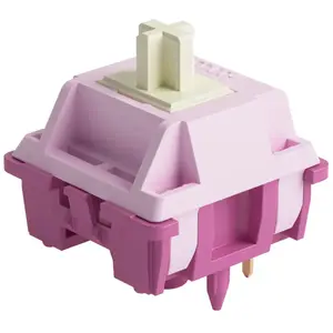 Akko V3 Creamy Purple Pro, mechanisch, 5-Pin, taktil MX-Stem, 30g - 45...Vendu pargalaxus