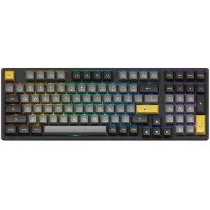 AKKO 3098B Plus Black   Gold RGB Draadloos Hotswap Mechanisch Gaming Toetsenbord