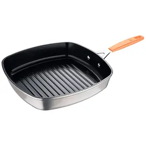 San Ignacio Grill carré 28x28cm aluminium forgé induction compacte pas cher