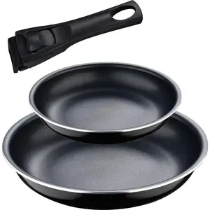 Ensemble de poêle Bergner Click & Cook Noir AluminiumVendu pargalaxus