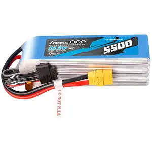 Gens Ace Batterie G-Tech 5500mAh 22.2V 60C 6S1P LIPO avec connecteur X... pas cher
