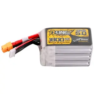 Tattu Lipo R-Line Version 5.0 1800mAh 22.2V 150C 6S battery with XT60 ... pas cher