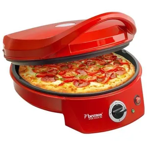 BESTRON APZ400 Four à pizza - Rouge pas cher