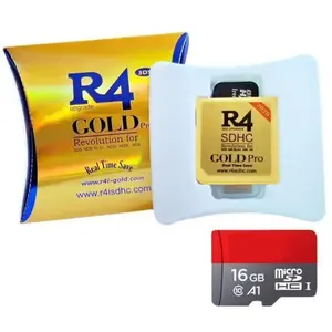Carte R4i Gold Pro 2020 + 16GB Micro SDHC - r4isdhc.com - Compatible 3...Vendu parcdiscount