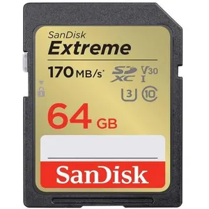 Carte SD SDXC SanDisk Extreme 64Go SDHC Memory Card 170MB/S 80MB/S UHS...Vendu parcdiscount
