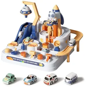 AMOUNE Jouets Aventure Automobile Enfants, 4 Véhicules, Voitures de Ci...Vendu parcdiscount