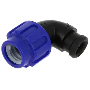 CEPEX Coude 90° polypropylène compression 10bar Femelle 3/4 PE Ø32 pas cher