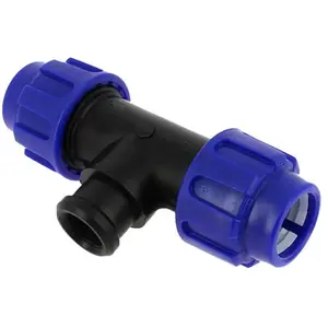 CEPEX Té polypropylène compression 10bar Femelle 3/4 PE Ø32 pas cher
