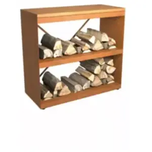 OFYR Wood Storage 100 - Ofyr - Staal - Bruin pas cher