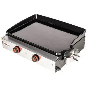 Comparateur de prix : Somagic Plancha à  gaz et à  poser - Noir - 69.5 x 49 x 22.5 cm