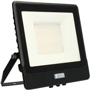 Projecteur mural ALTO - 50W, 4000K, 4300lm, Noir - Détecteur IR pas cher