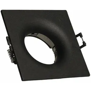 Comparateur de prix : SPOT ENCASTRABLE COBALT Carré GU10/35Wmax/Dim.88x88/Noir