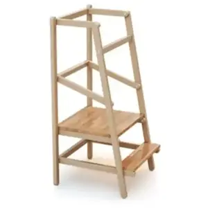 WEBABY Observatie-/leertoren voor kinderen in hout Beuken Gelakt pas cher