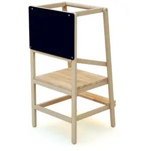 WEBABY Tour dobservation/apprentissage enfant en bois  Beige - pas cher