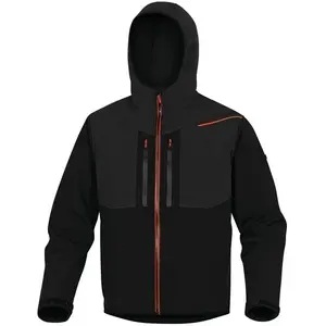 Delta Plus Horten softshell 3 lagen jack - Zwart | Oranje - XXLVendu parbol