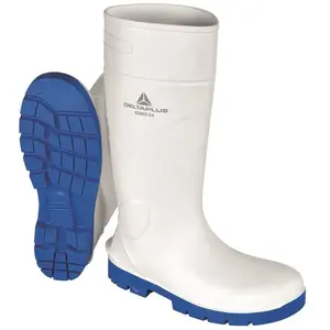 Delta Plus Veiligheidslaarzen PVC Wit/Blauw S4 - maat 40 pas cher