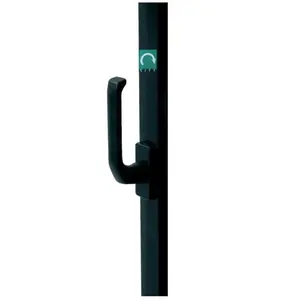 Crémone pompier à poignée rotative 2.30m cavers iseo Noir - 43002303 pas cher