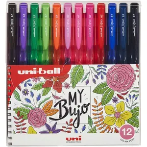 Uni-ball Signo UMN-155 BuJo Set Bloemen 12 stuks pas cher