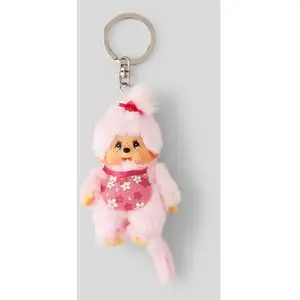 Porte clés Monchhichi Sakura - Bandai - Jouet pour enfant - Beige - Bleu - BANDAI NAMCO ENTERTAINMENT pas cher