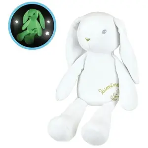 Jemini LIMINOU Peluche lumineuse lapin +/- 30 cm pas cher