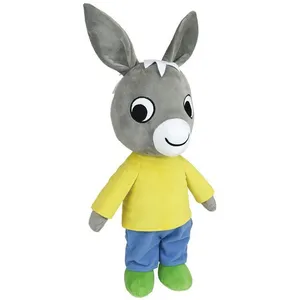 Peluche Âne - JEMINI - TROTRO - 57 cm pas cher